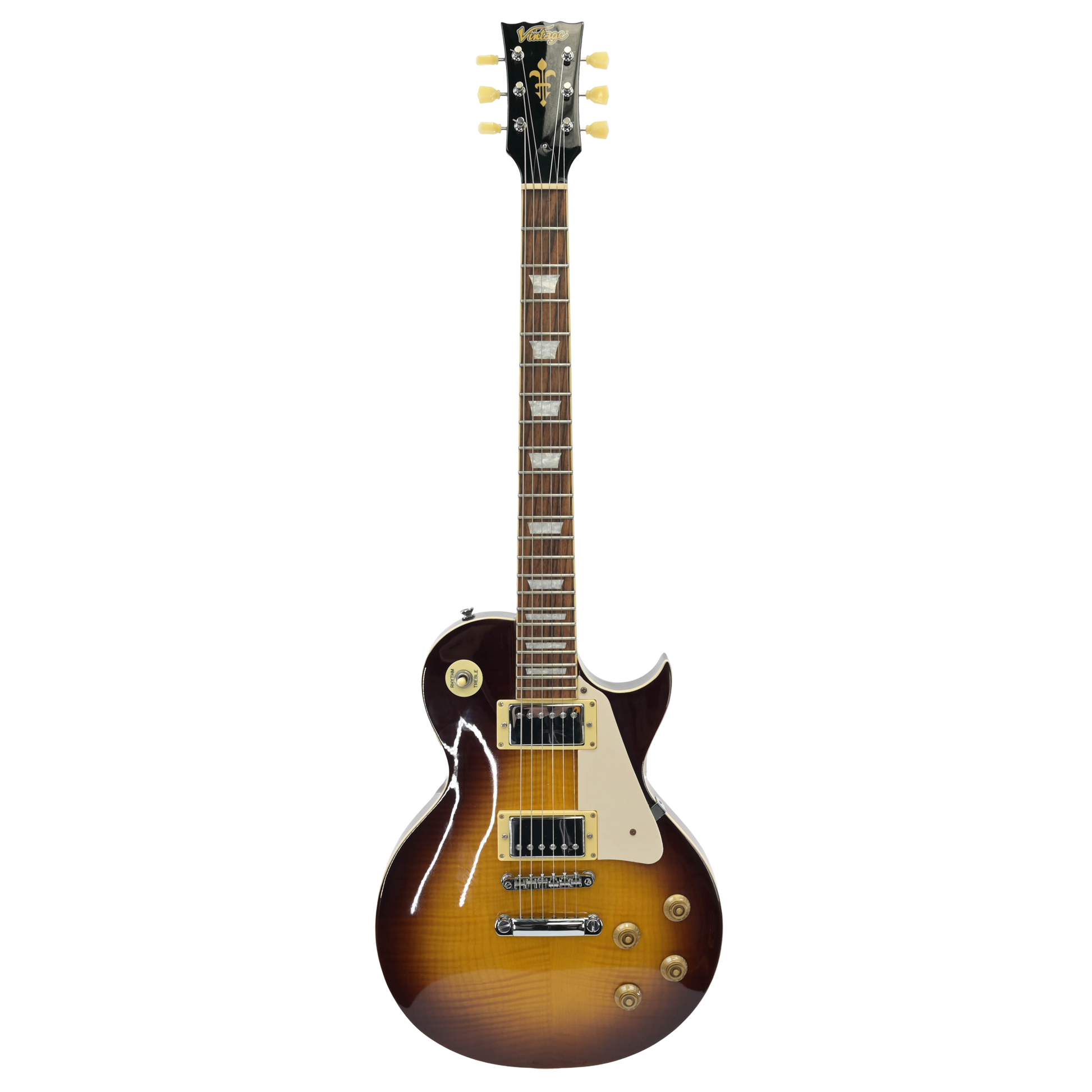Vintage Les Paul V100 Flamed ice tea