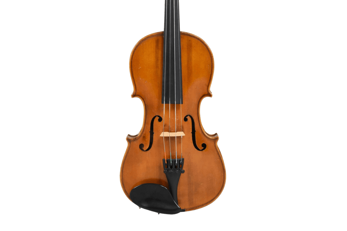 Violin flamed back leaf 3/4