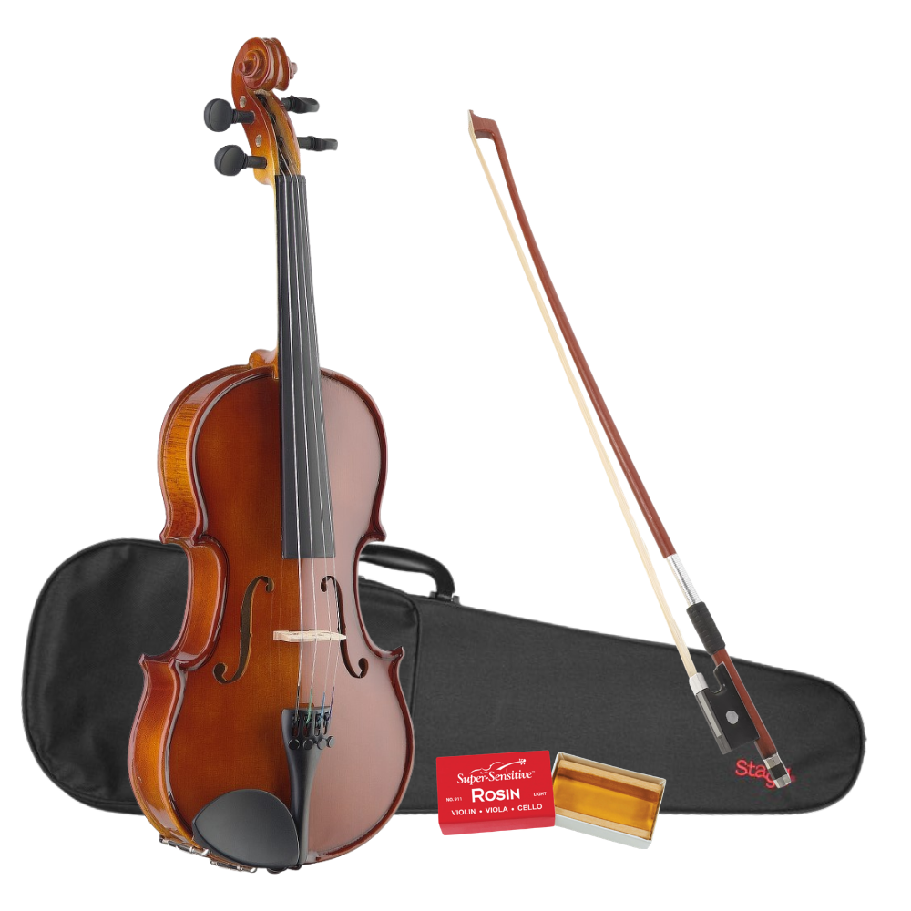 Stagg VN-4/4 Viool 4/4 model Massief Esdoorn
