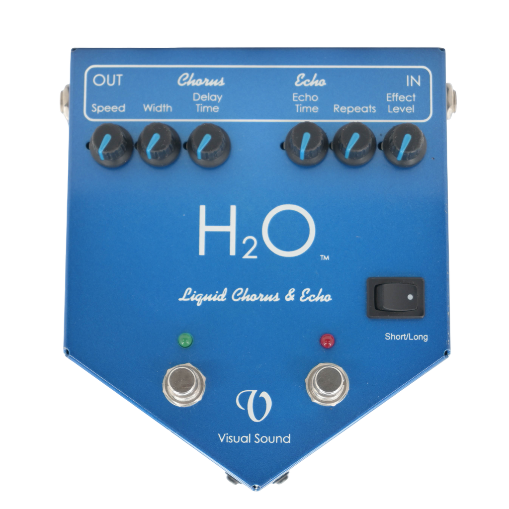 Visual Sound H2O V1 2000s Blue Liquid Chorus & Echo