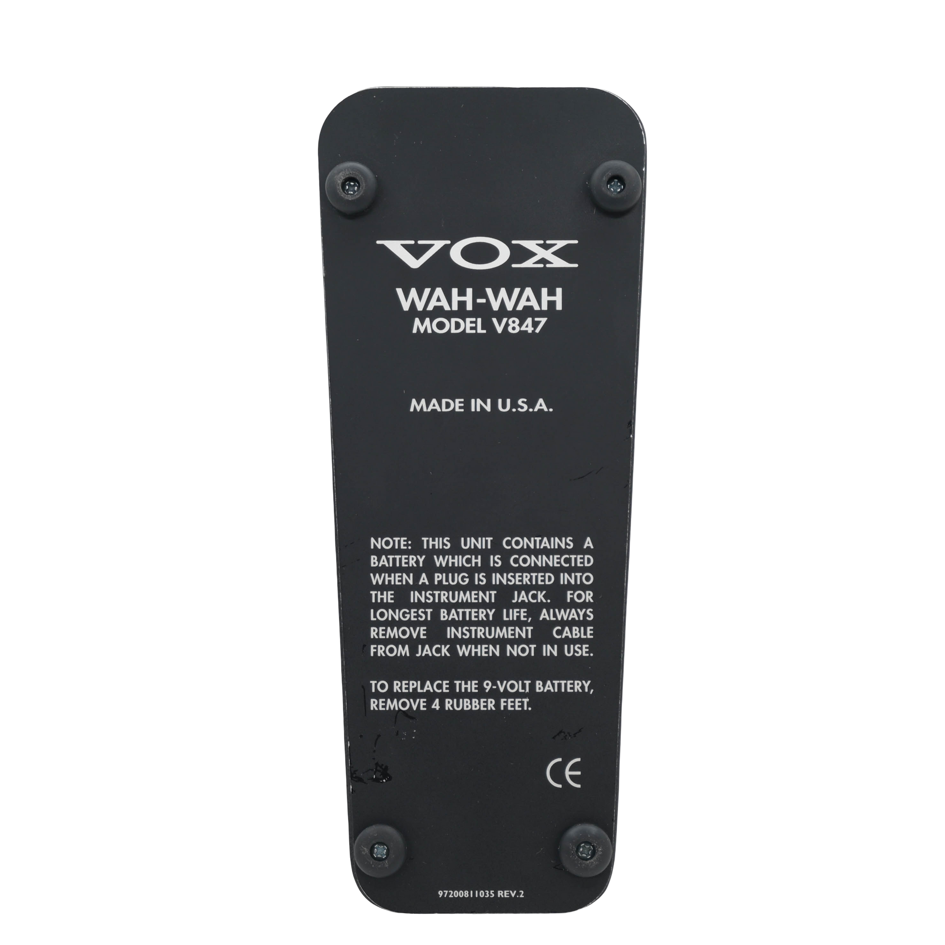 Vox V847 Wah-Wah made in U.S.A.