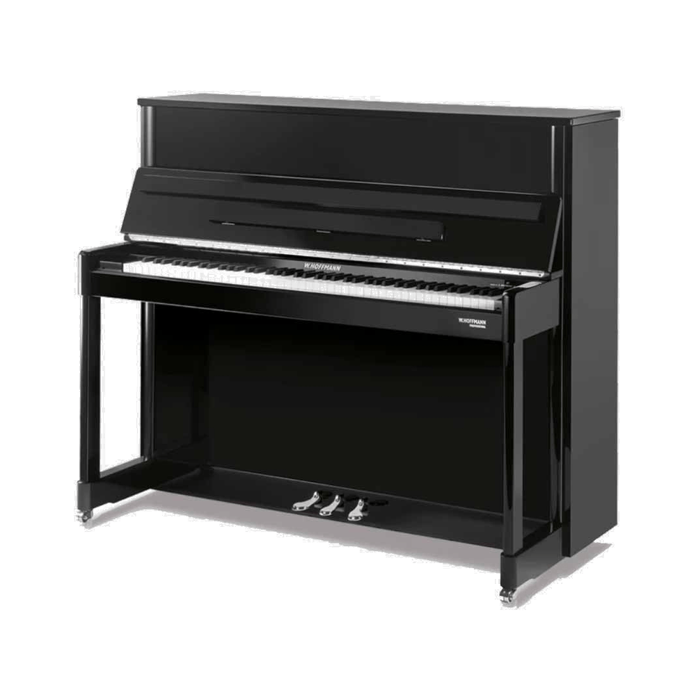 W. Hoffmann Professional P-120 Zwart Hoogglans Piano