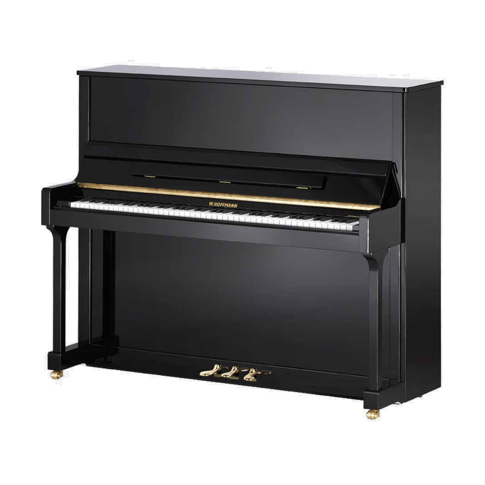 W. Hoffmann Tradition T-128 Zwart Hoogglans Piano