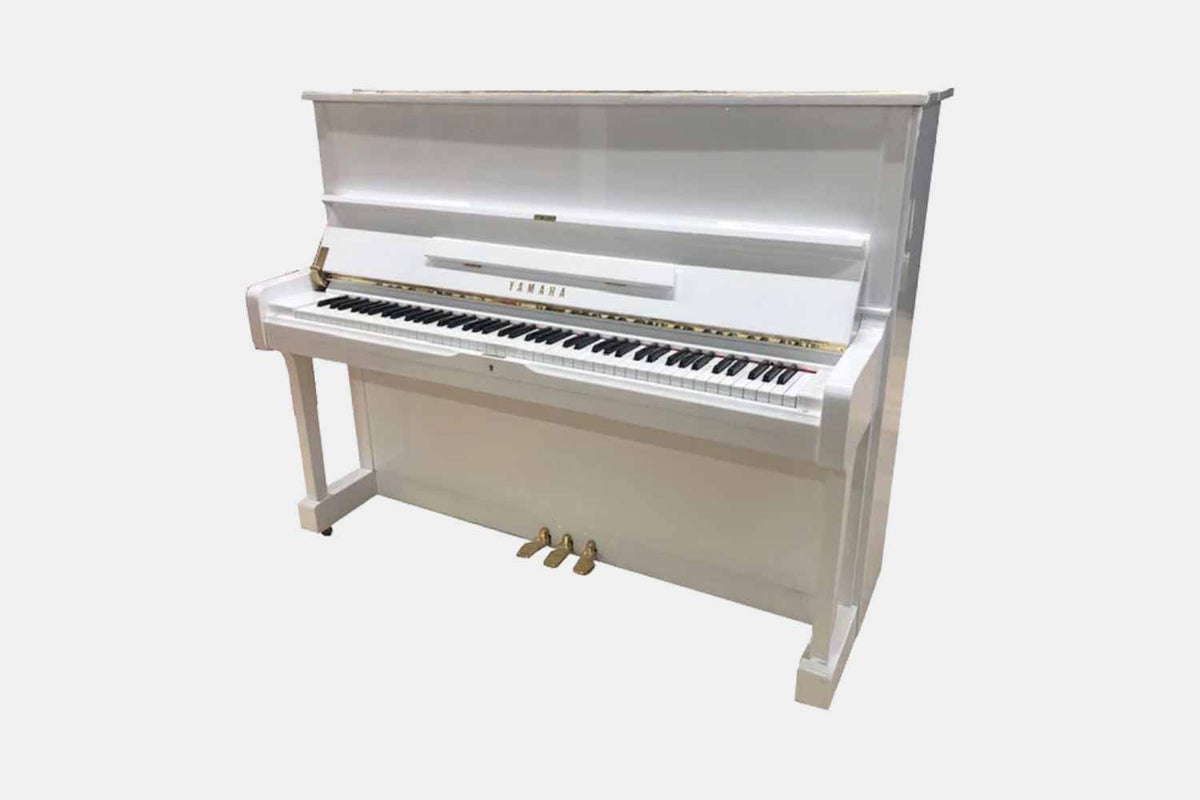 Yamaha U1G Wit Hoogglans Piano