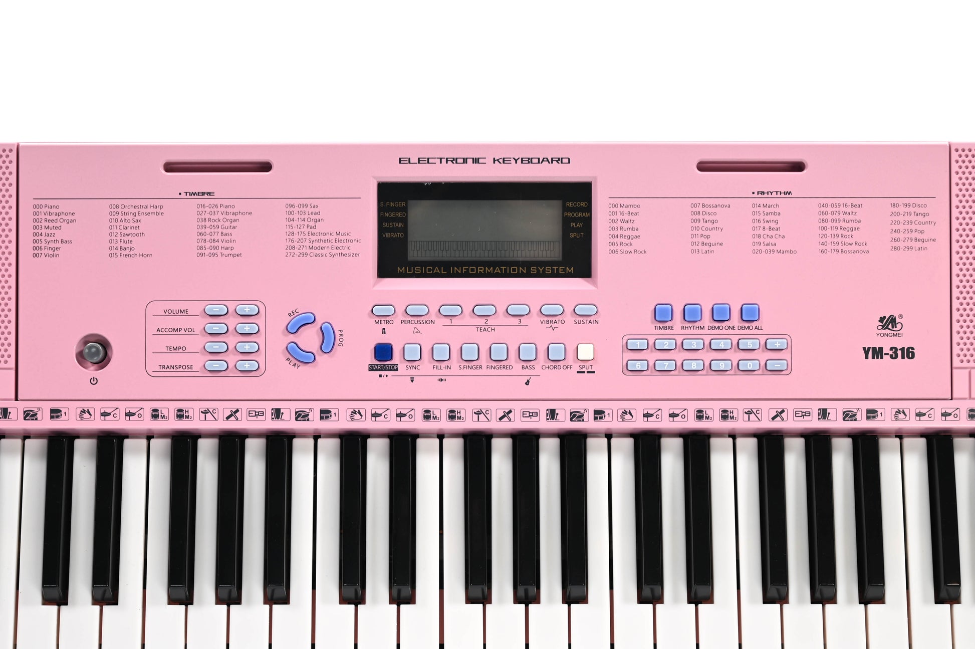 Keyboard KB-316 Pink