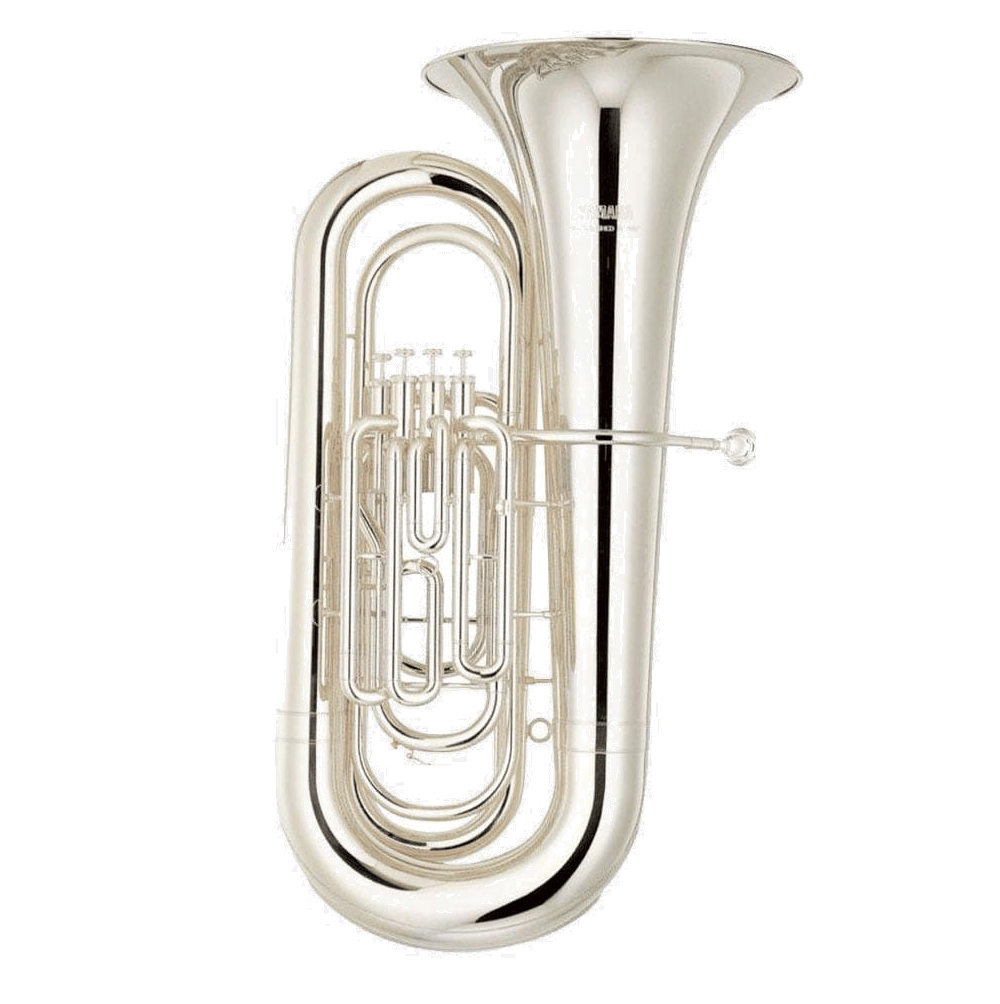 Yamaha YBB321S Bb Bas Tuba verzilverd