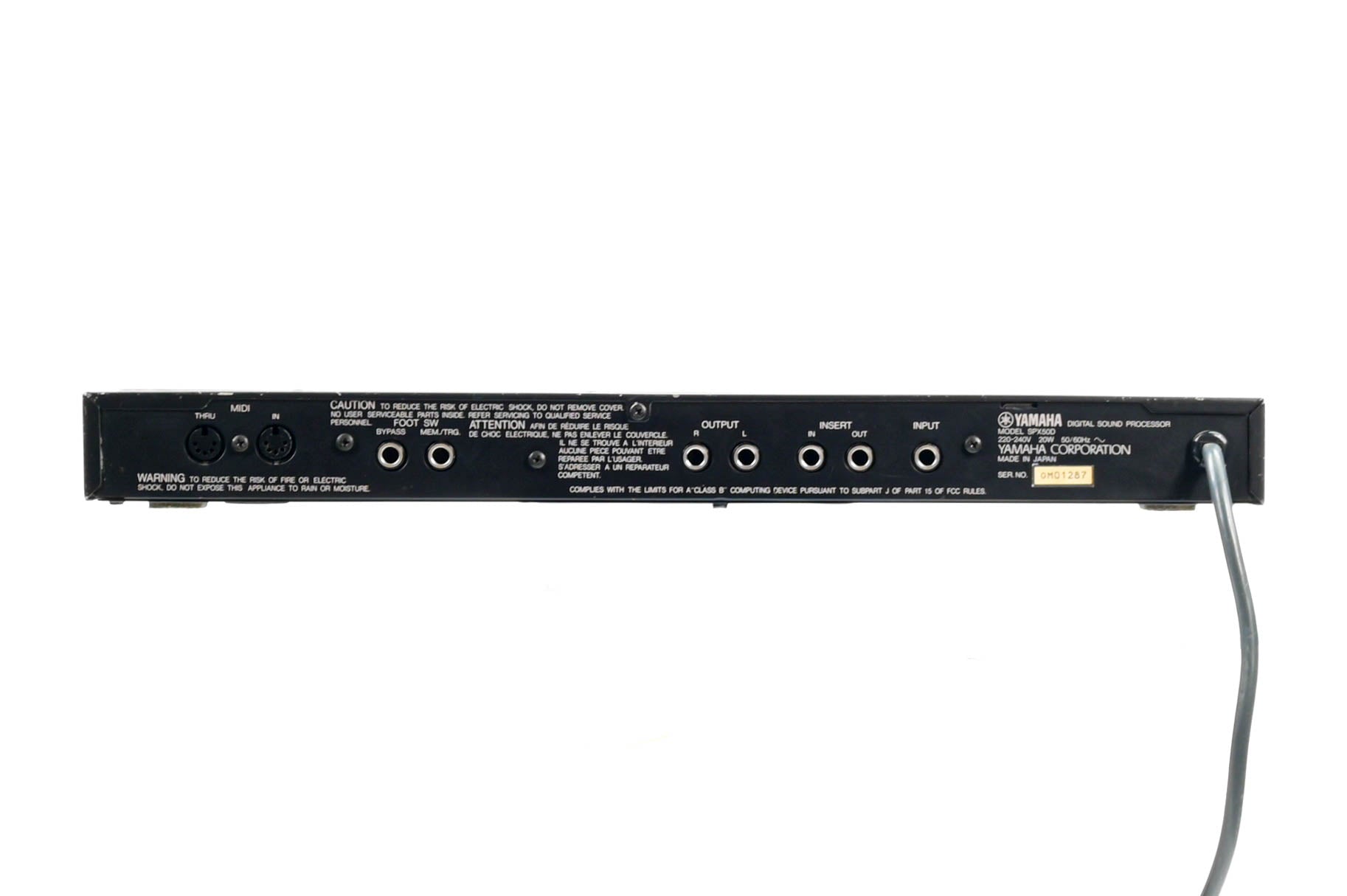 Yamaha SPX50D Digital Sound Processor
