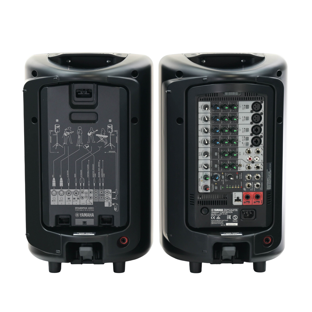 Yamaha Stagepas 400i inclusief trollie
