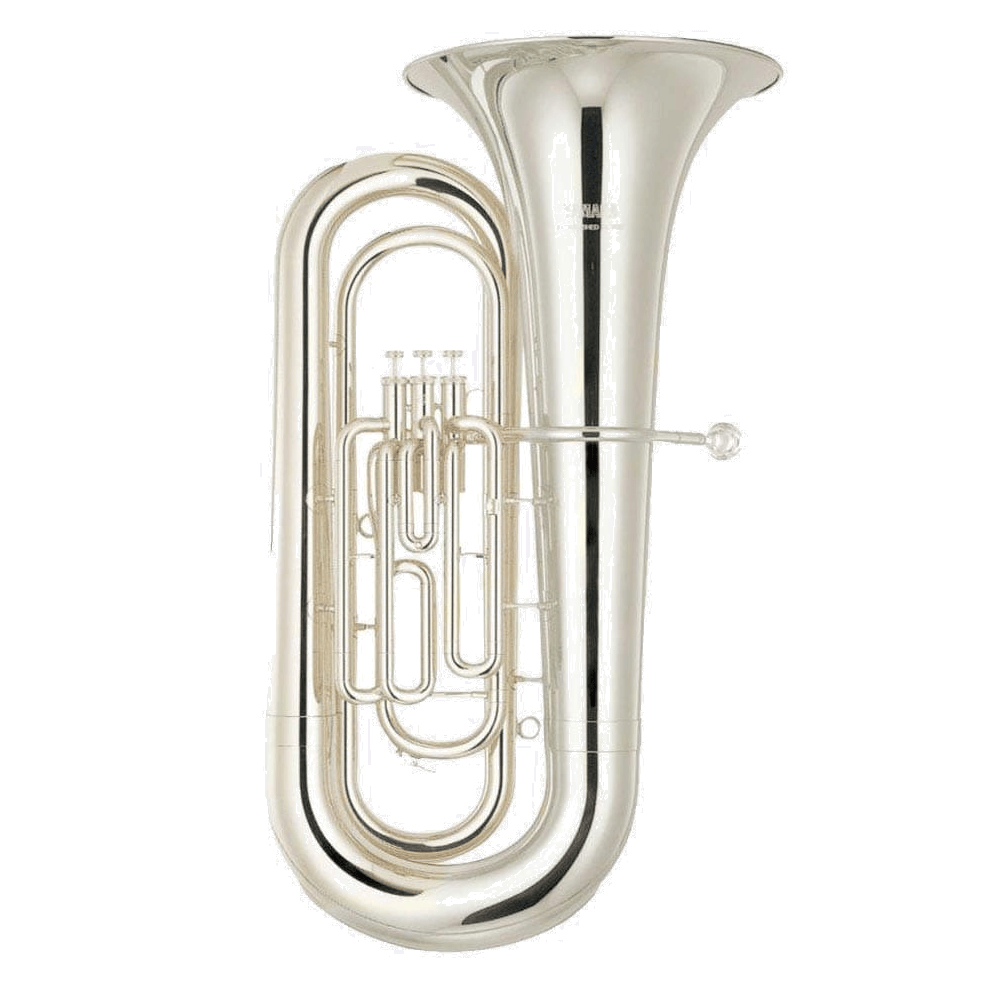 Yamaha YBB201S Bb Bas Tuba verzilverd