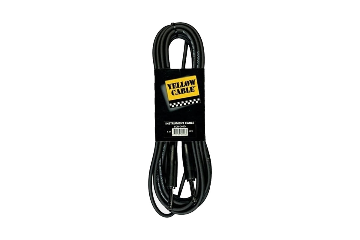 Yellow Cable Gitaarkabel Jack-Jack 6 meter