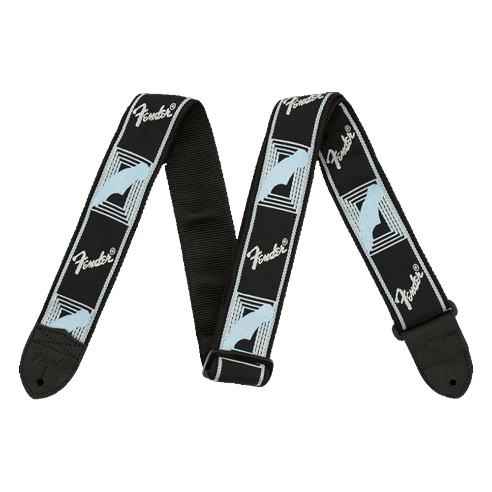 Fender Monogrammed Strap Black/Light Grey/Dark Grey