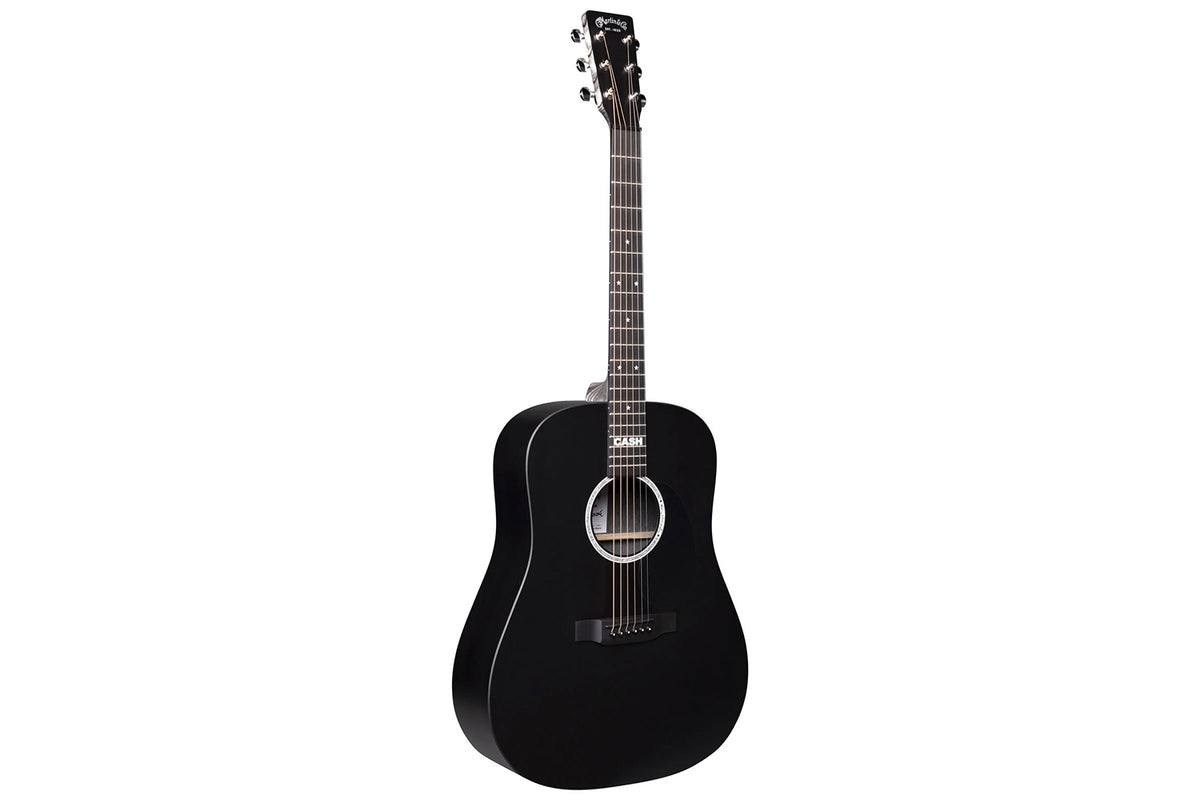 Martin DX-CASH - Johnny Cash Signature Black Elektrisch-Akoestische gitaar