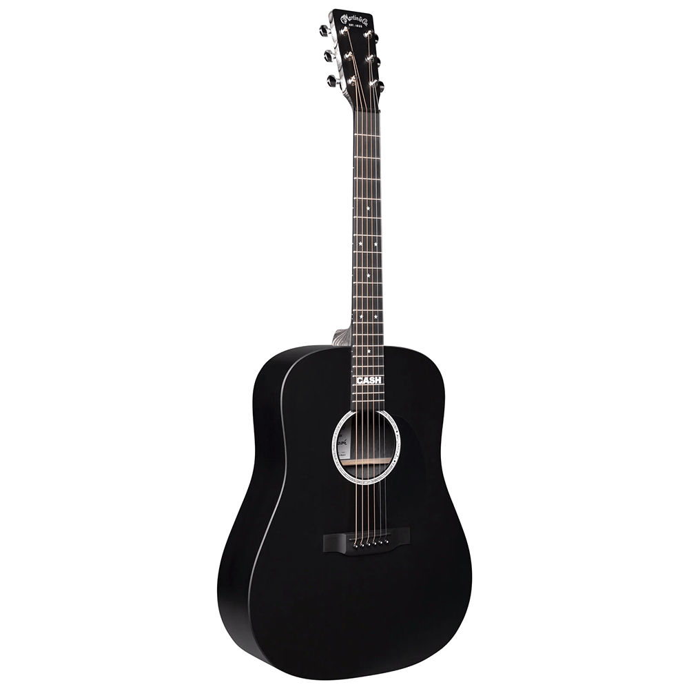 Martin DX-CASH - Johnny Cash Signature Black Semi Akoestische gitaar