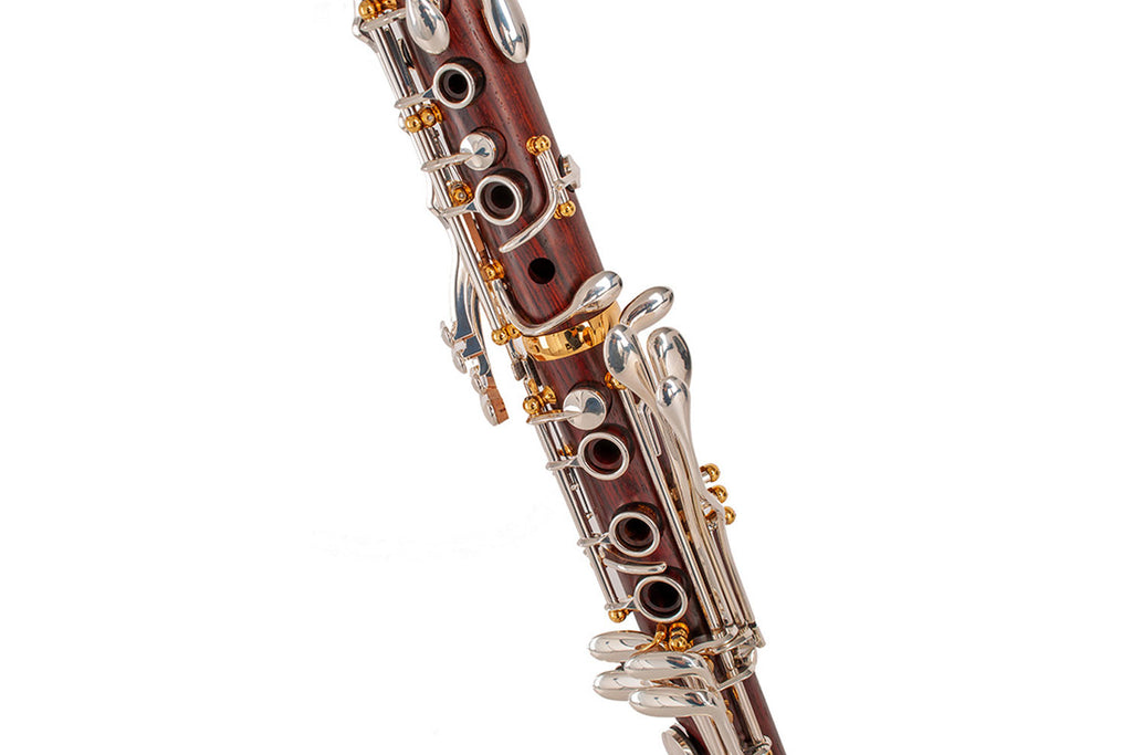 Backun Protege G1 Bb Klarinet - Cocobolo Silver keys with Gold Posts
