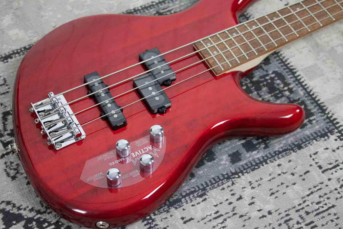 Cort Action Plus TR - Basgitaar Translucent Red (5398671065252)