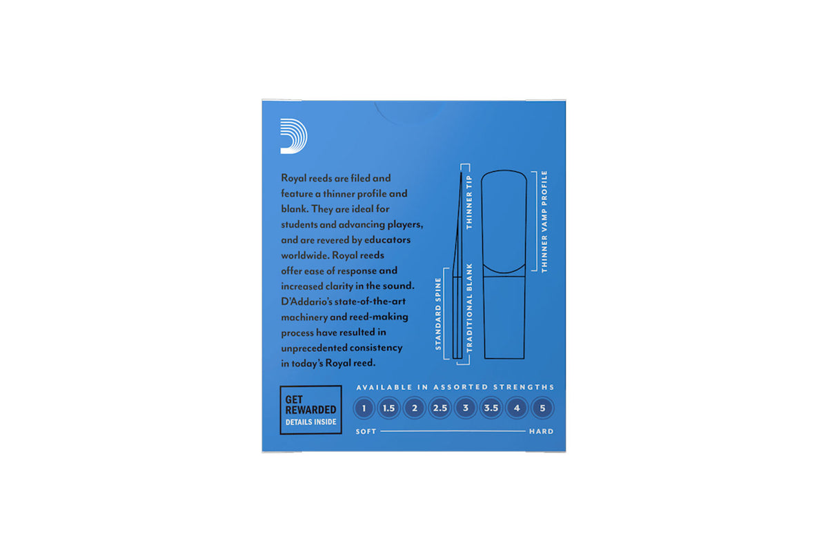 d&#39;Addario royal 3 rieten altsaxofoon