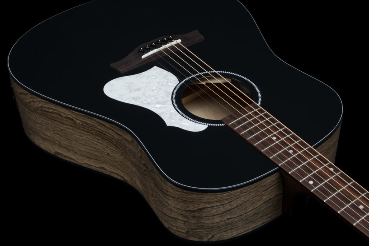 Seagull S6 Classic Black A/E Elektrisch-Akoestische gitaar