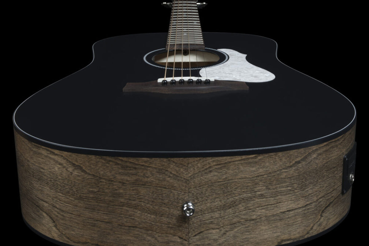 Seagull S6 Classic Black A/E Elektrisch-Akoestische gitaar