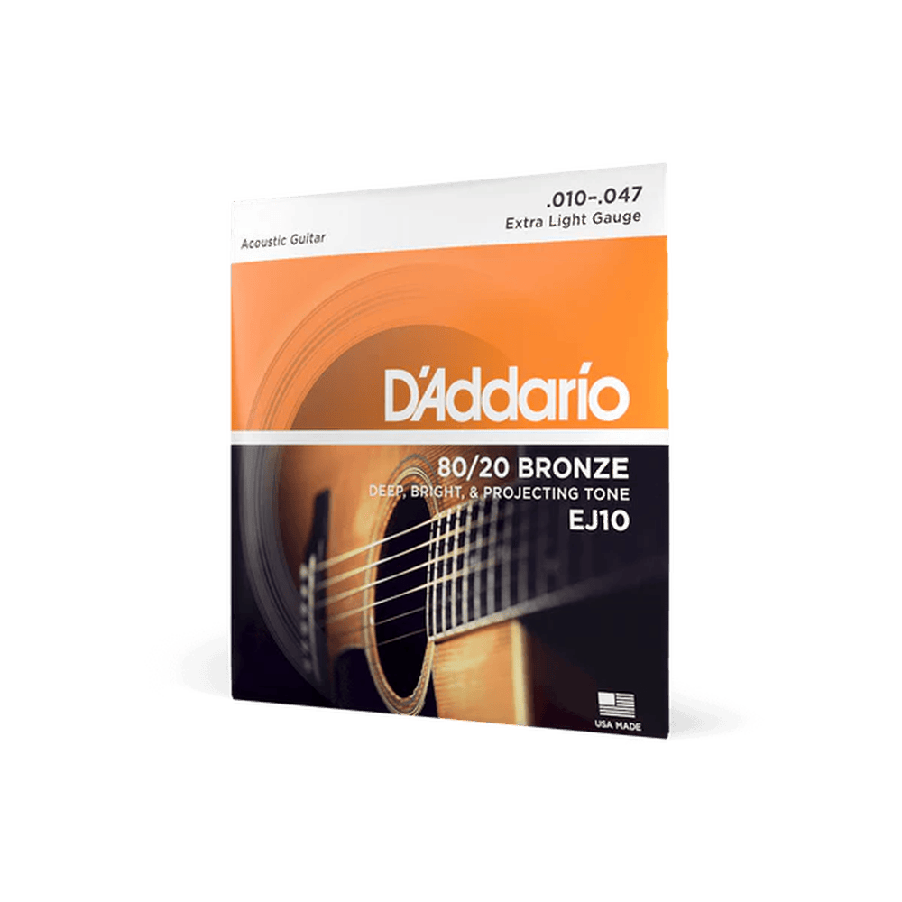 D'Addario EJ10 80/20 Bronze 010-047