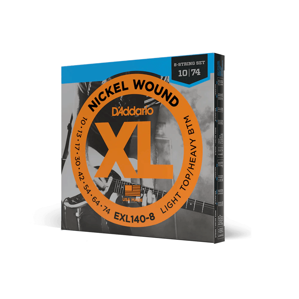D'Addario EXL140-8 Nickel Wound 010-074
