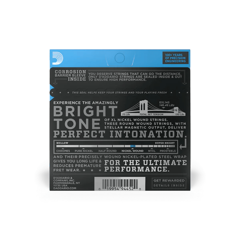 D'Addario EXL145 Nickel Wound 012-054