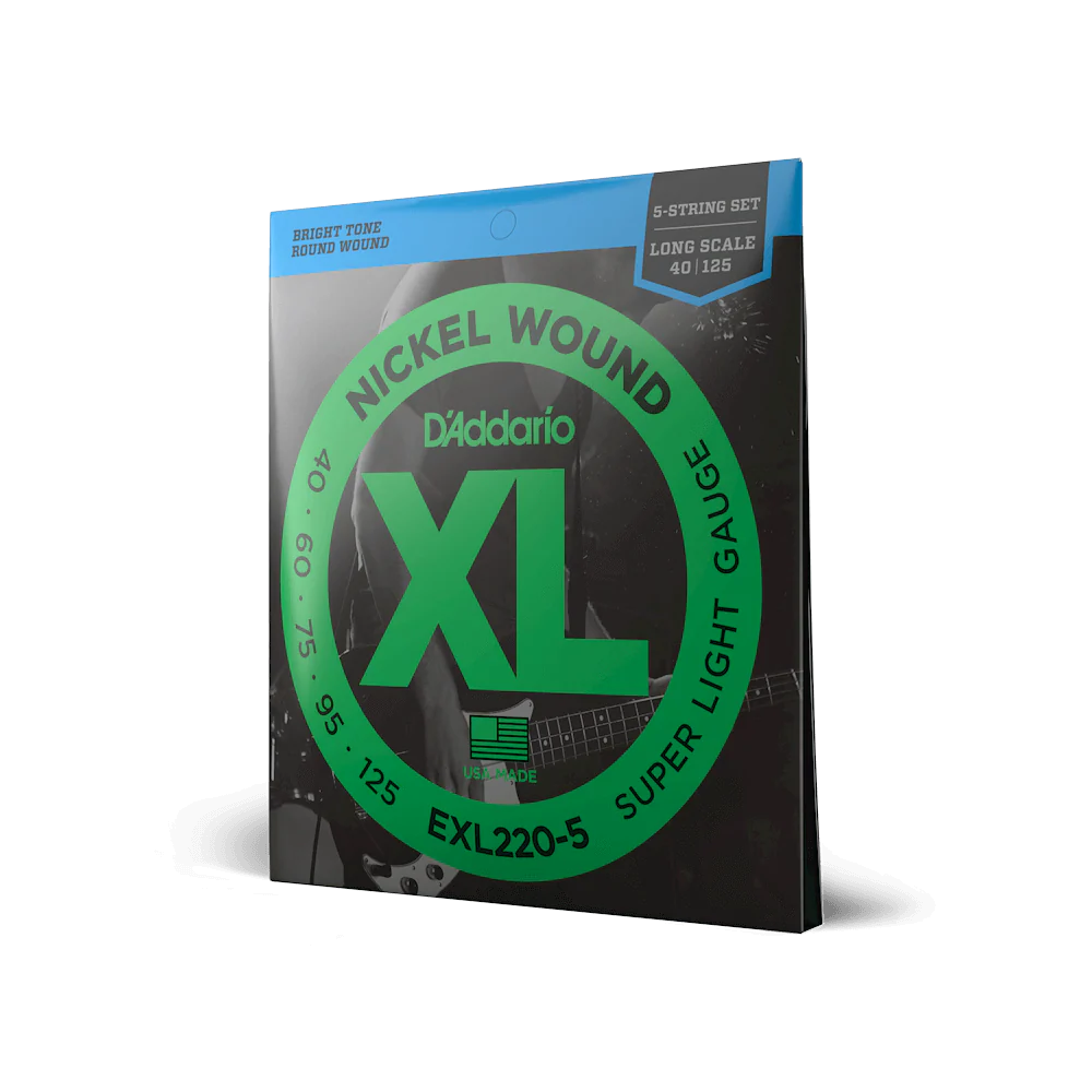 D'Addario EXL220-5 Nickel Wound 040-125
