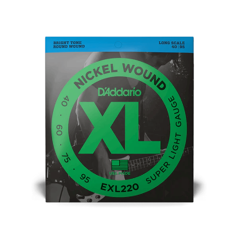 D'Addario EXL220 Nickel Wound 040 -095
