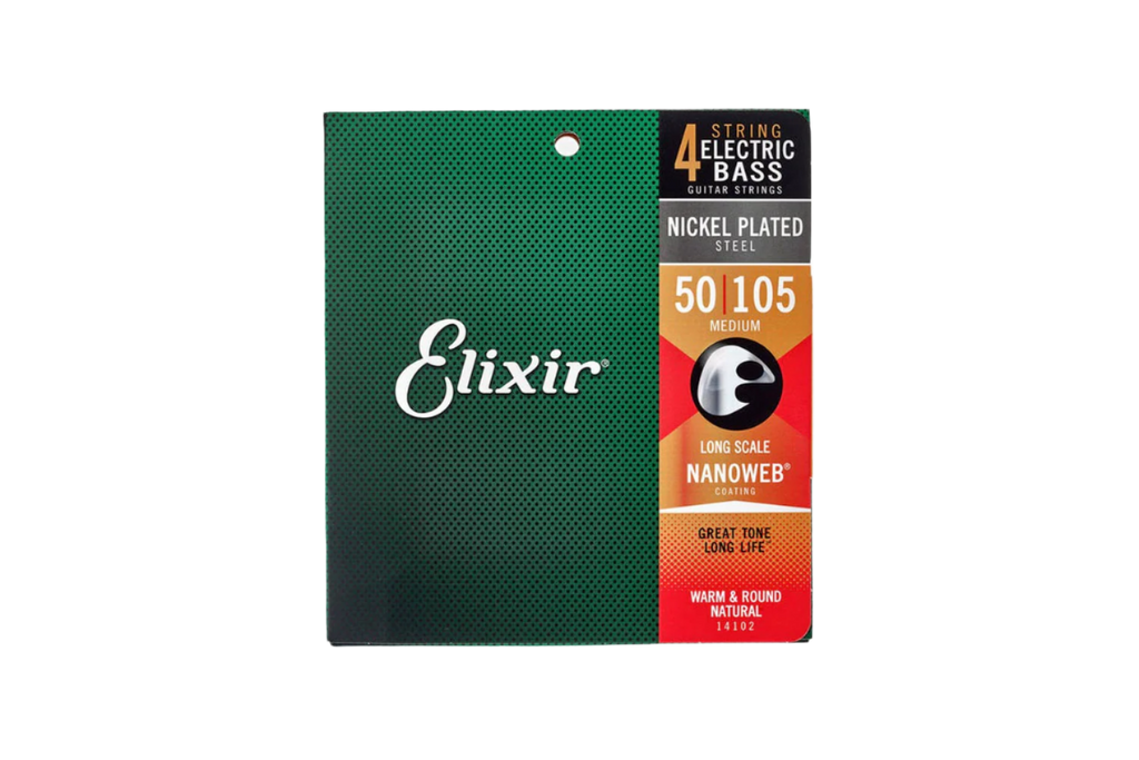 Elixir 14102 Nickle Plated Steel Heavy 050-105 Bassnaren
