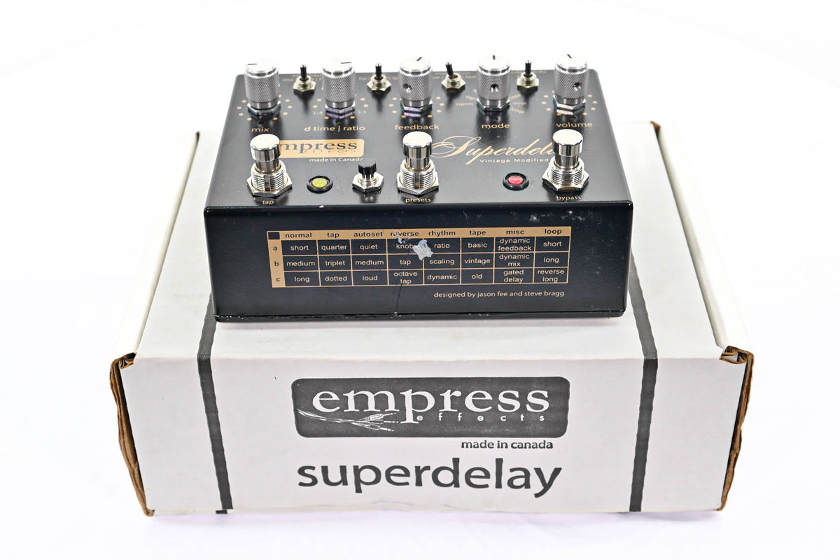 Empress Effects Vintage Modified Superdelay Pedal Occasion