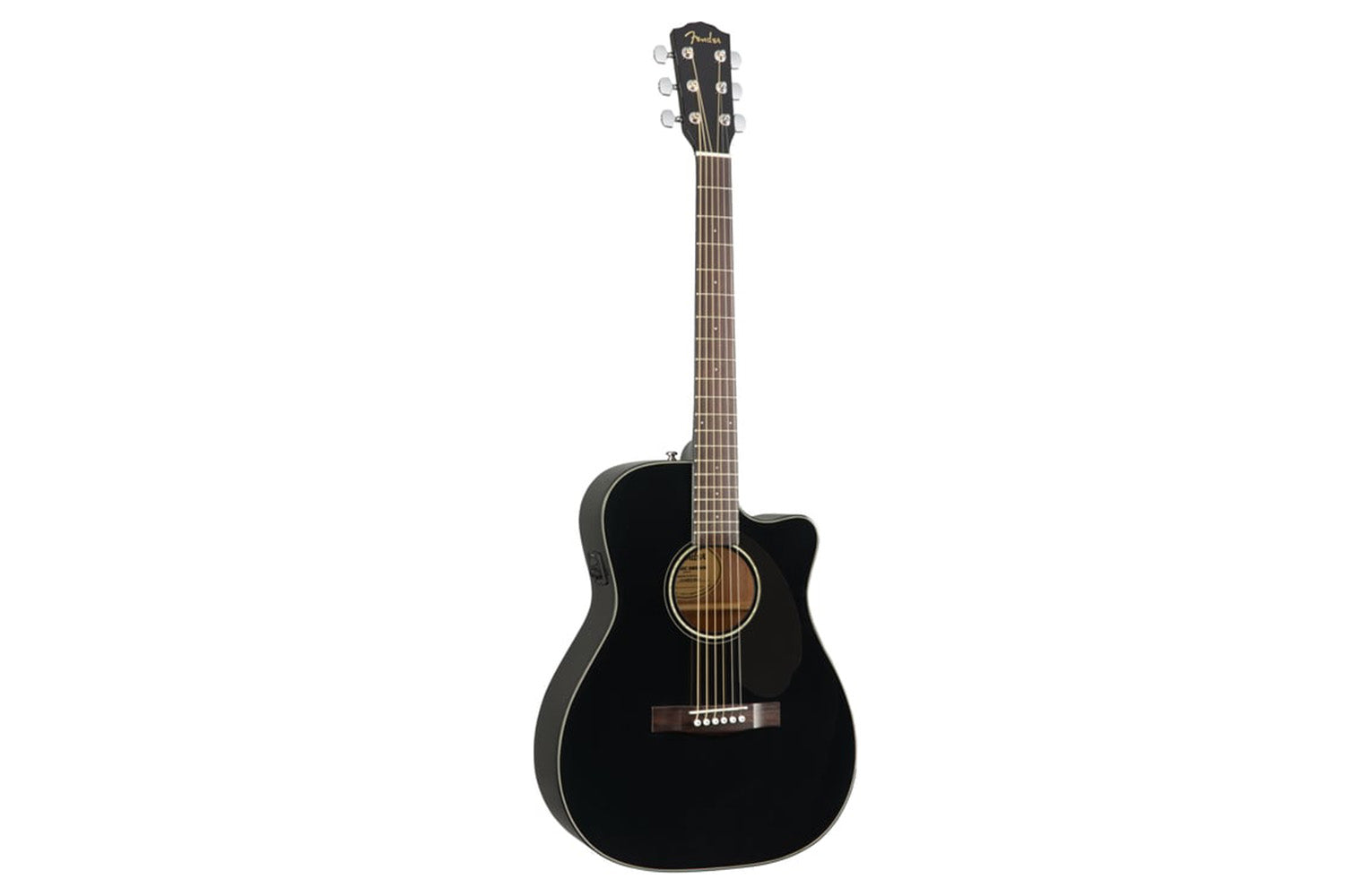 Fender CC-60SCE Black Concert Elektrisch-Akoestische Western gitaar