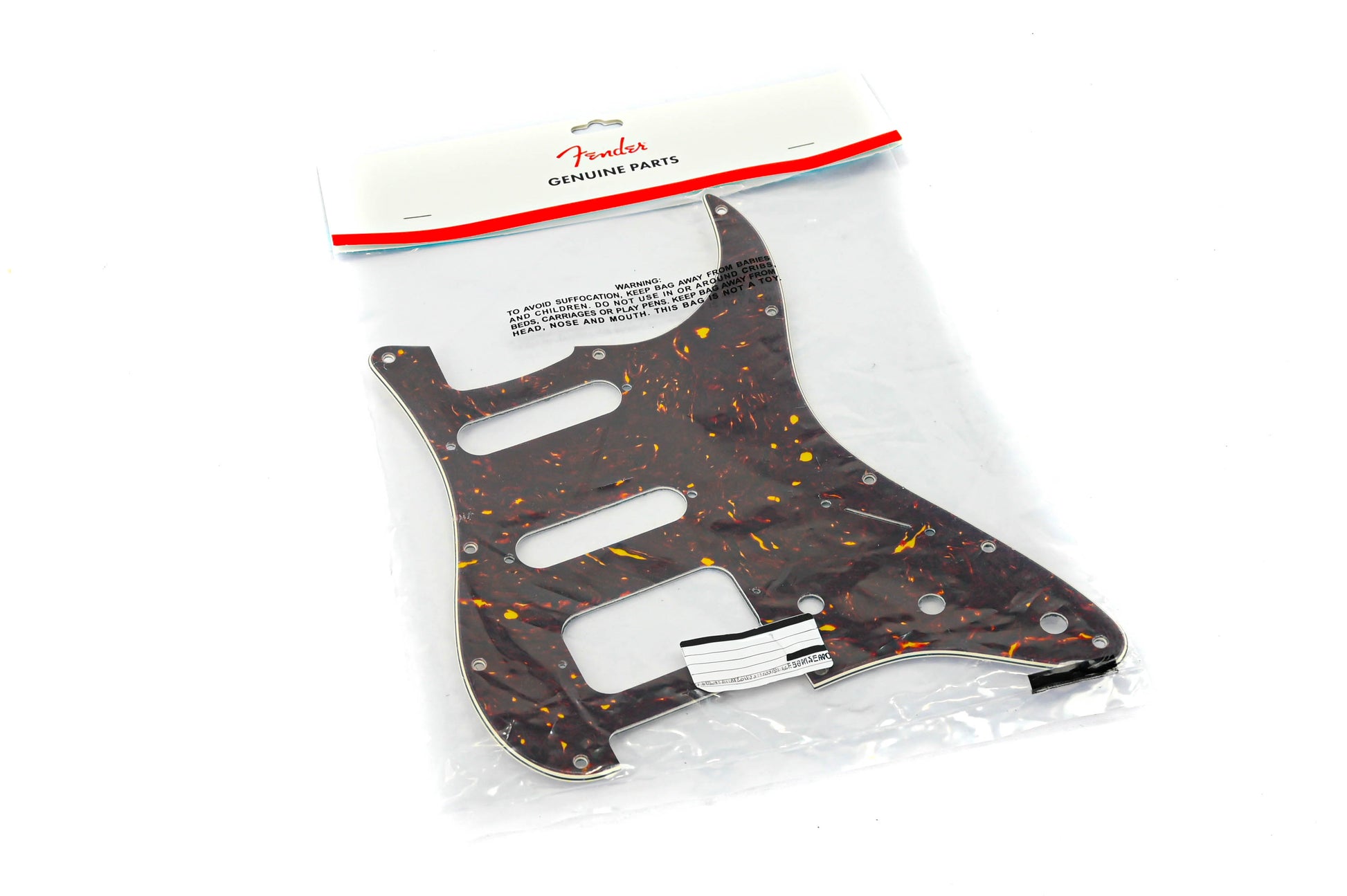 Fender Pickguard Stratocaster HSS Brown Tortoise