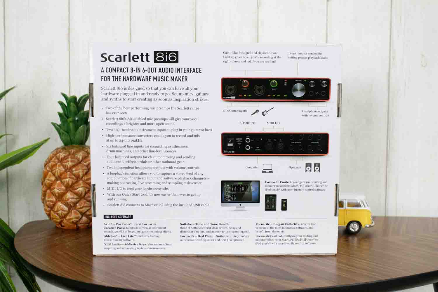 Focusrite Scarlett 3 8i6 USB Audio Interface (5364315750564)