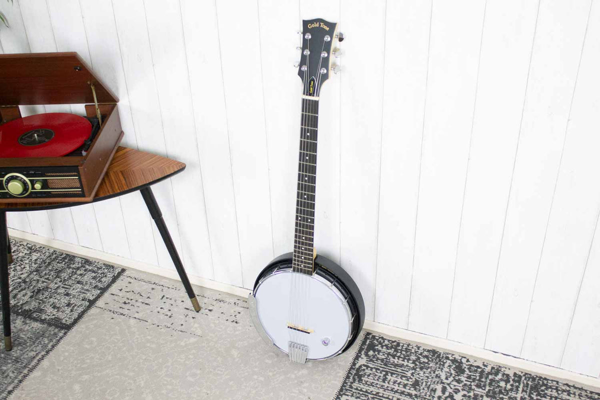 Gold Tone AC-6+ Banjo Gitaar Semi Akoestisch (5275269234852)