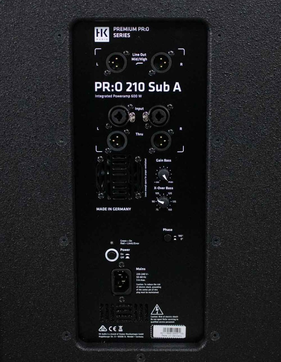 HK Audio PRO210SA Actieve Sub 2x10&quot; (5365515714724)