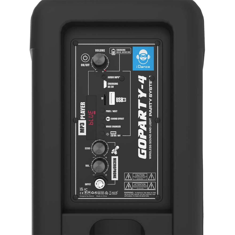 iDance Go Party 4 Bluetooth Portable Speaker