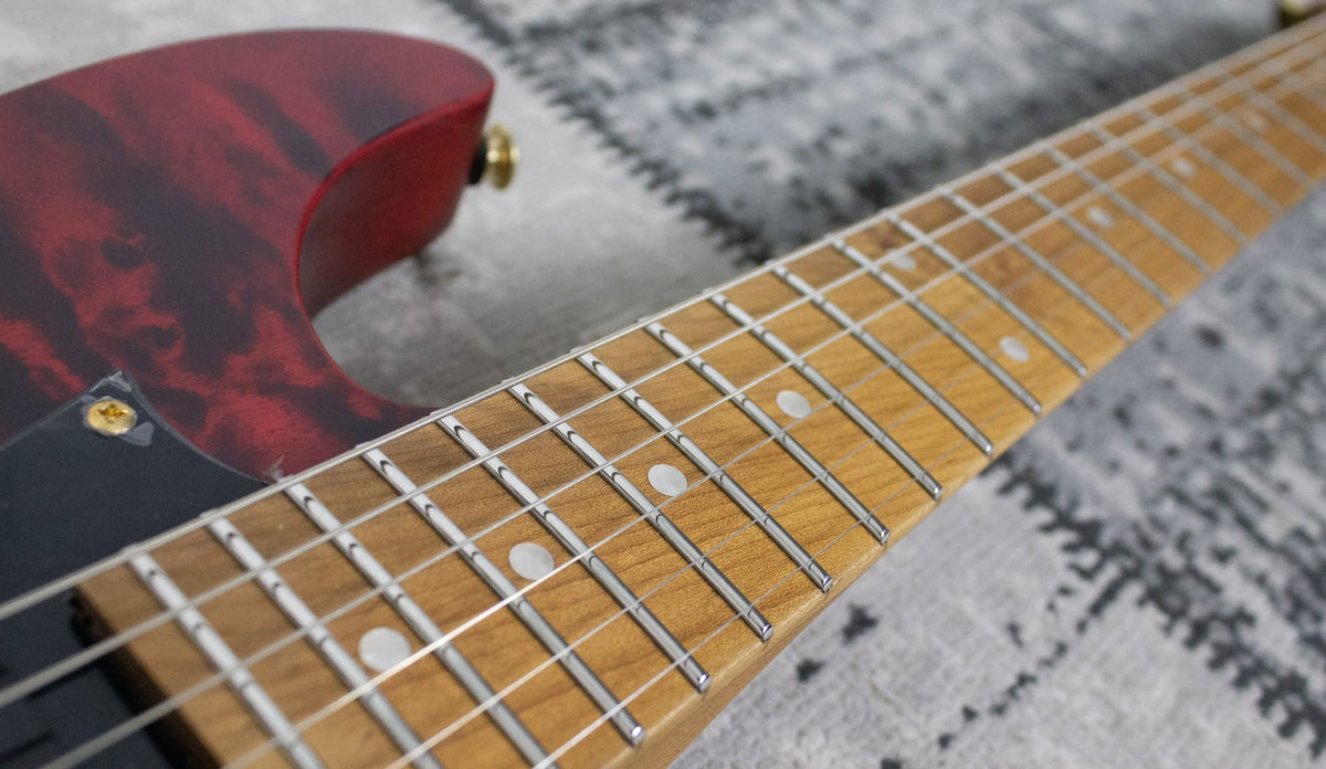 Ibanez SLM10-TRM Transparent Red Matte Elektrische gitaar (5452599066788)
