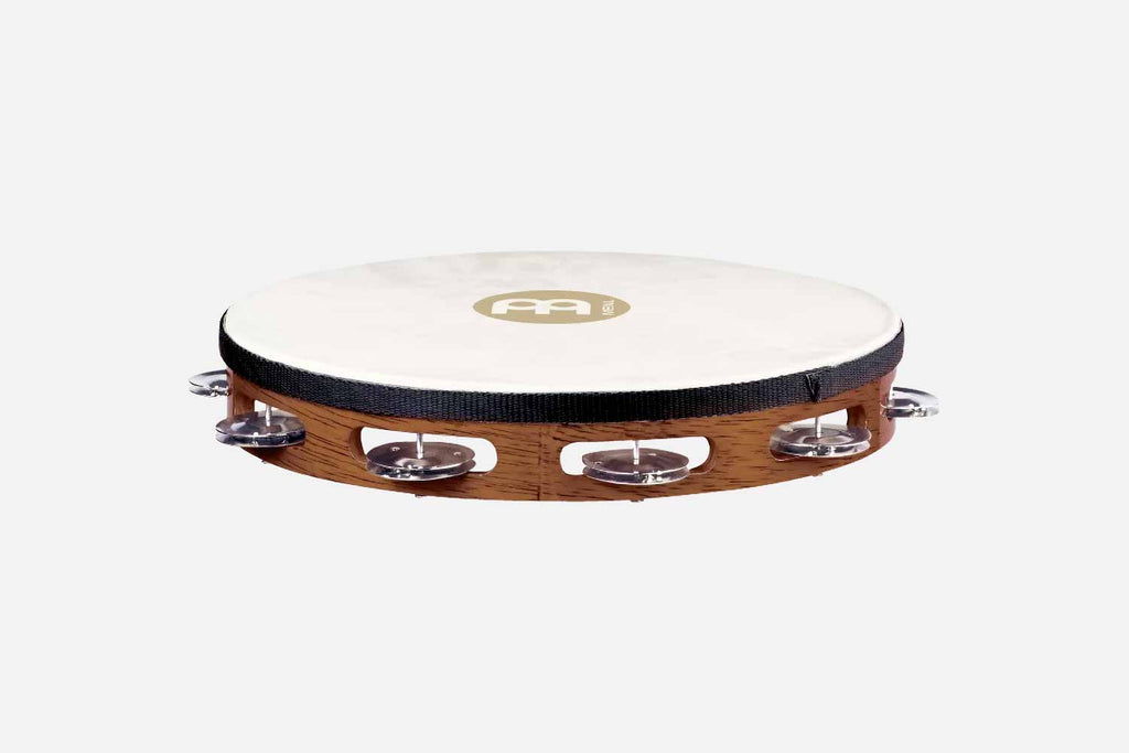 Meinl 1 rij alu jingles TAH1A-AB Tamboerijn Hout met vel (5461171077284)