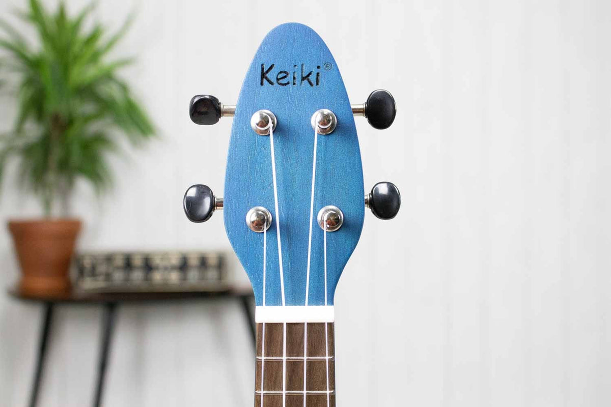 Ortega Keiki ukelele Blauw (Ocean Blue) (5374145396900)