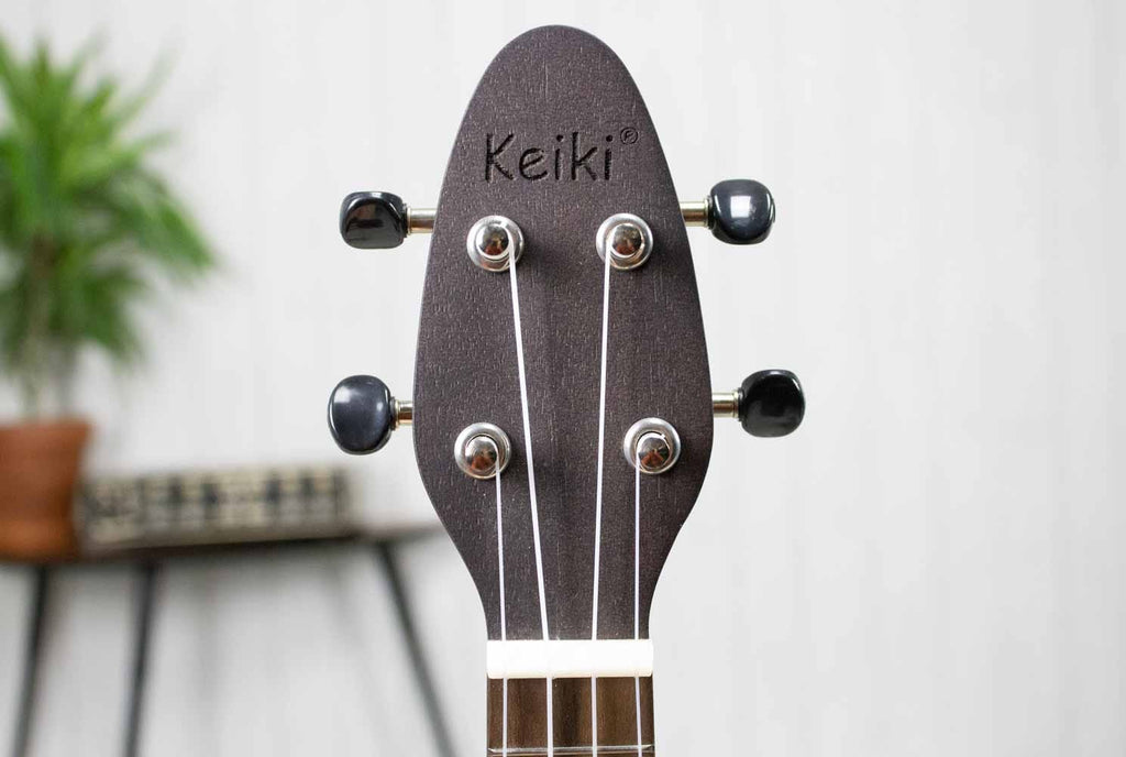 Ortega Keiki ukelele Zwart (Coal) (5374237900964)
