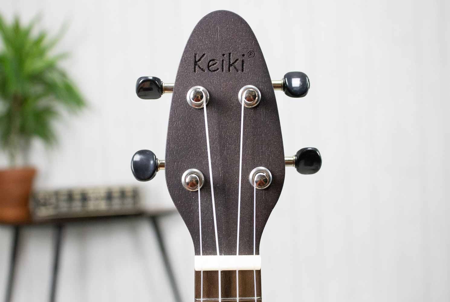 Ortega Keiki ukelele Zwart (Coal) (5374237900964)