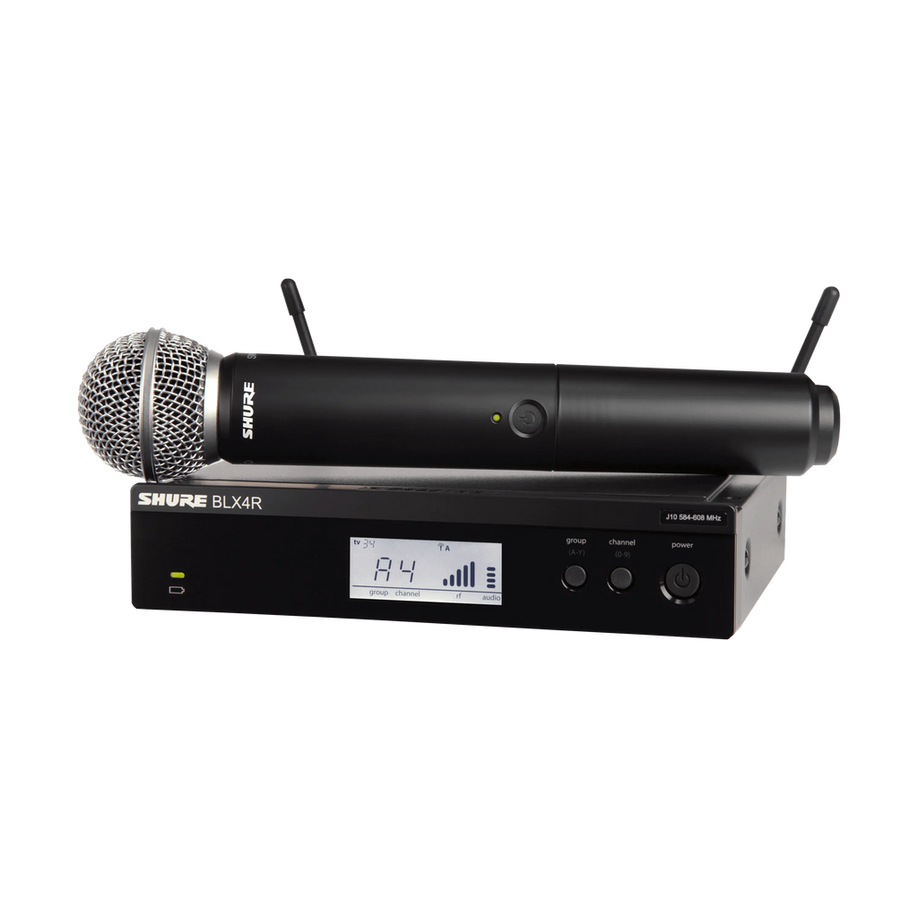 Shure BLX24RE/SM58 draadloze handheld microfoon