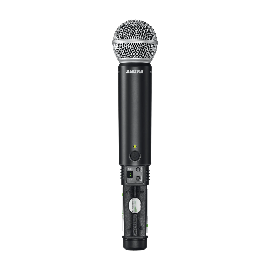 Shure BLX24RE/SM58 draadloze handheld microfoon