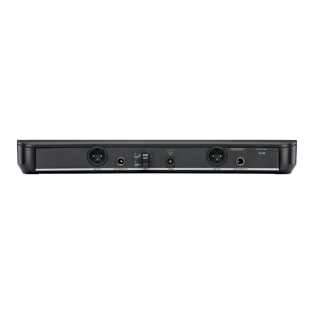 Shure BLX288E/SM58 dubbel draadloos zangsysteem