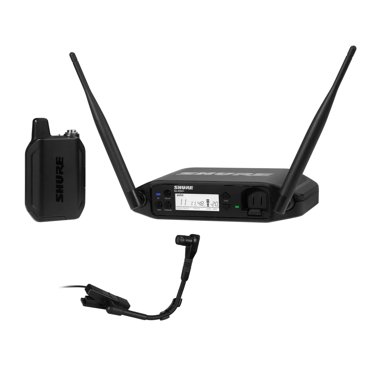 Shure GLXD14+/Beta 98H draadloos blaassysteem