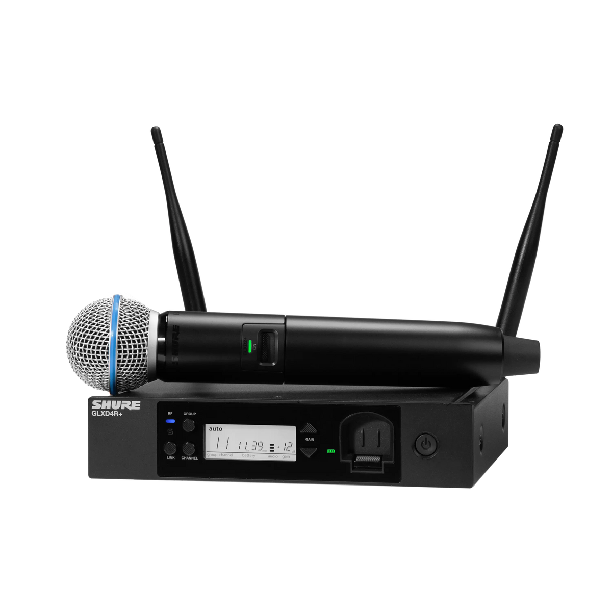Shure GLXD24R+/Beta 58A draadloos rack systeem