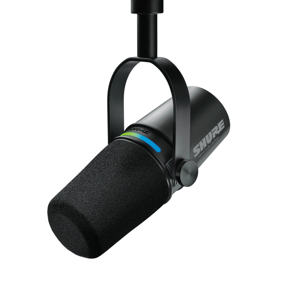 Shure MV7i USB-microfoon met interface
