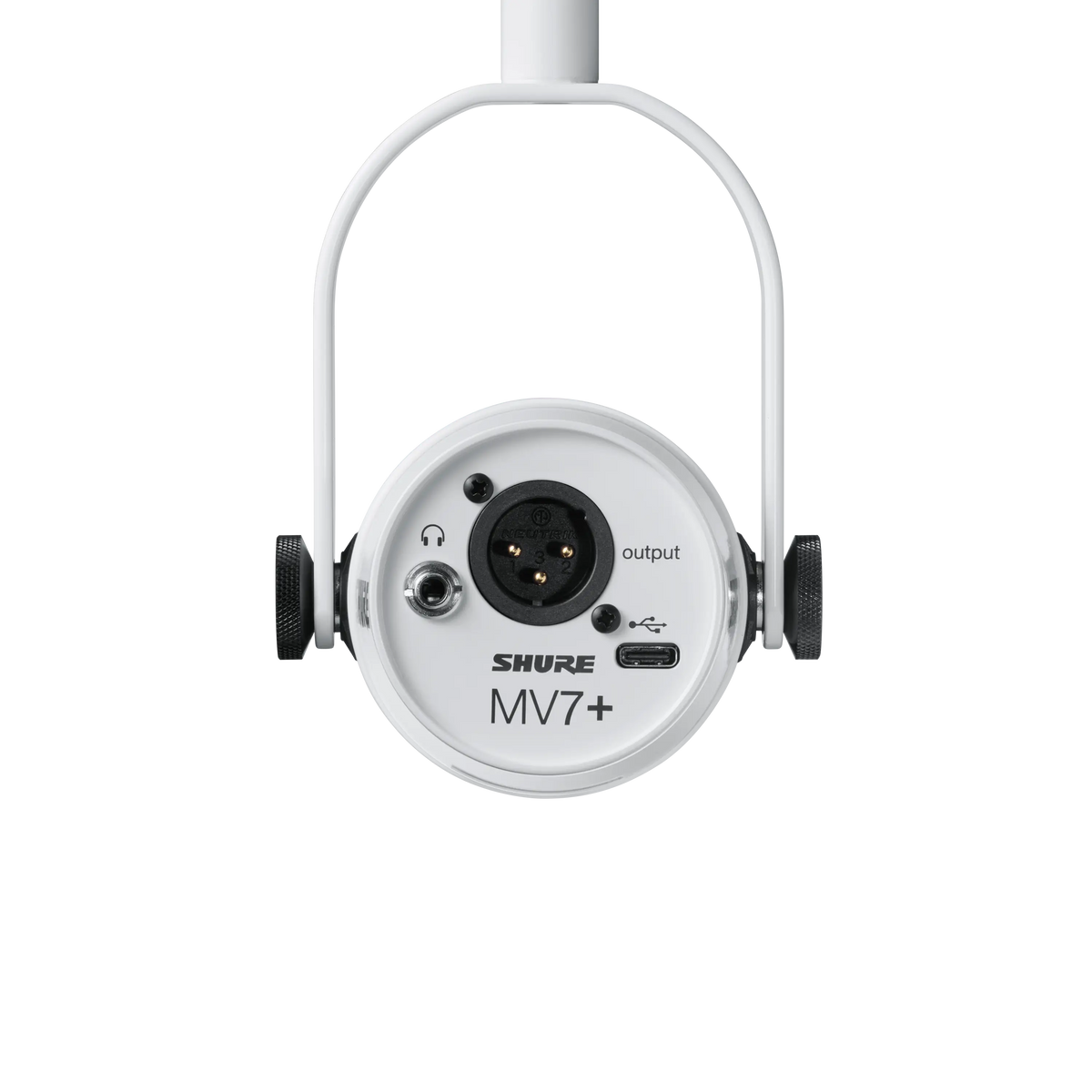 Shure MV7+ podcastmicrofoon wit