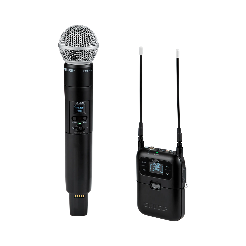Shure SLXD25+/SM58 draadloos camerasysteem