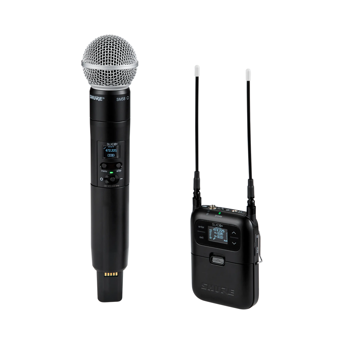 Shure SLXD25+/SM58 draadloos camerasysteem