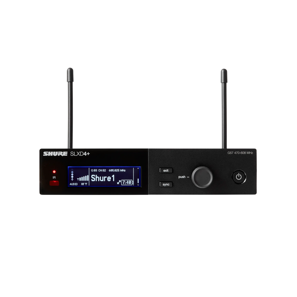 Shure SLXD4+ draadloze ontvanger